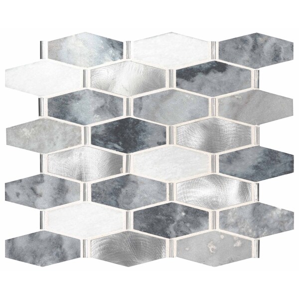 Msi Ankara SAMPLE Stone Metal Mesh-Mounted Mosaic Tile ZOR-MD-0200-SAM - main